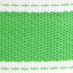 Nastri in cotone stampa cucito verde
