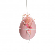 Uovo 1 con Decori Naturali rosa