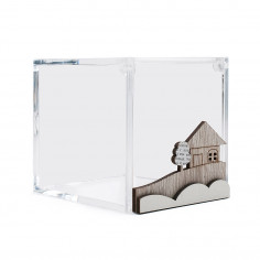 Scatolina in Plexiglass con Paesaggio chiusa