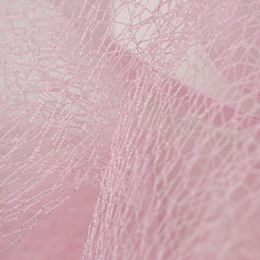 Rete in Fili di Cotone Intrecciato a Fascia Larga - Paradise rosa texture