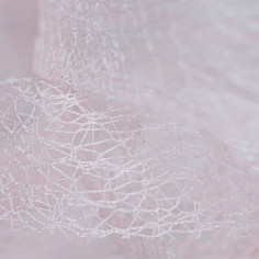 Rete in Fili di Cotone Intrecciato - Paradise rosa da texture