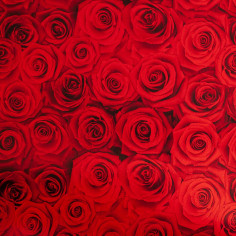 Foglio in Carta Regalo - Matrimonio e San Valentino rose rosse