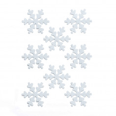 Sticker Fiocchi di Neve Bianchi Morbidi