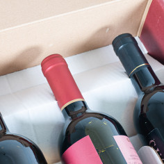 Scatola Porta Bottiglie di Vino da Quattro Seta Bordeaux - Cantinetta interno