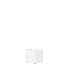 Scatole Pieghevoli in Cartoncino Bianco con Base Quadrata 7x7x7