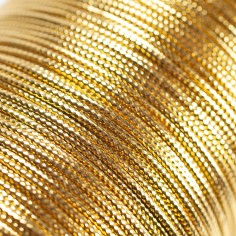 Cordoncino Piff Metallizzato oro da vicino