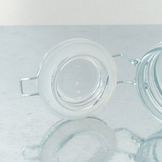 Vasetti in vetro con tappo ermetico in vetro