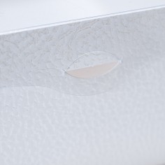 Scatole in Cartone Bianco con Coperchio Trasparente coperchio
