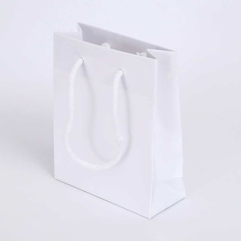 Shopper Luxory Plastificato  bianco