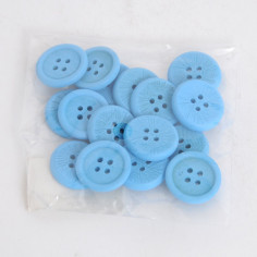 Bottoni di legno Azzurri
