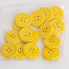 Bottoni di legno gialli